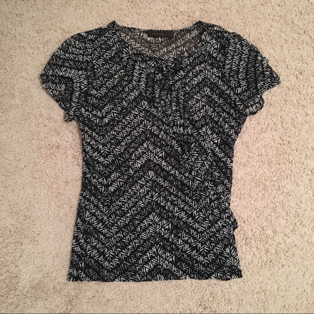 Sheer short serve top from the  Limited.